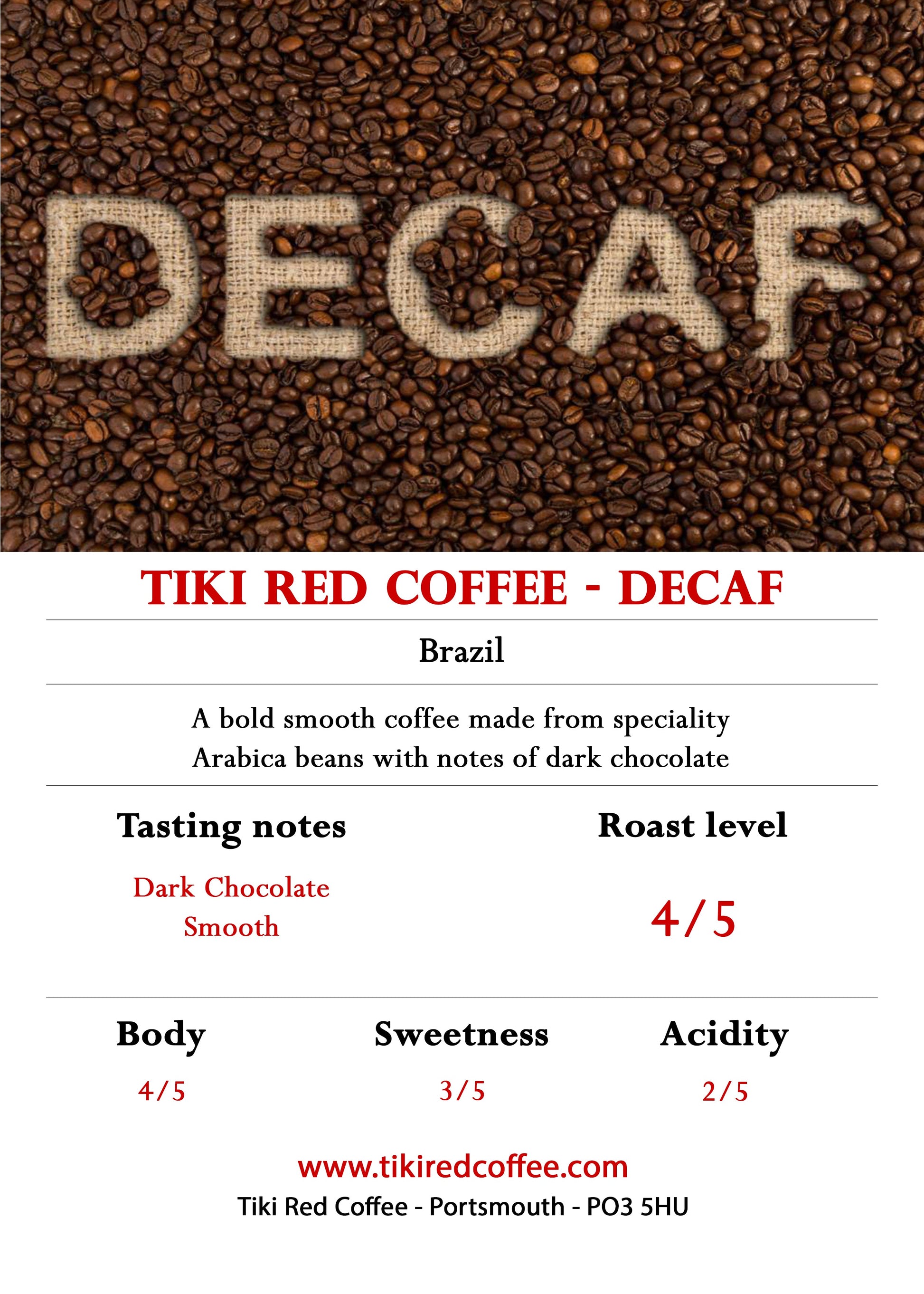 Decaf - Coffee